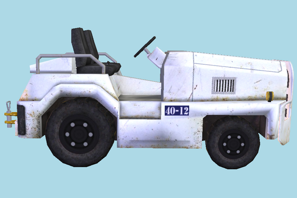 TUG Aircraft Tractor 3d model