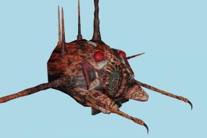 RE William Birkin Resident-Evil, RE, resident, evil, monster, zombie, animal-character, xna, characters, rigged