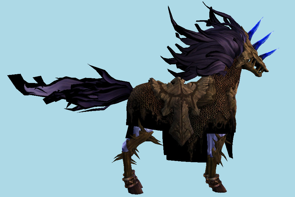 Skeletal Horse 3d model