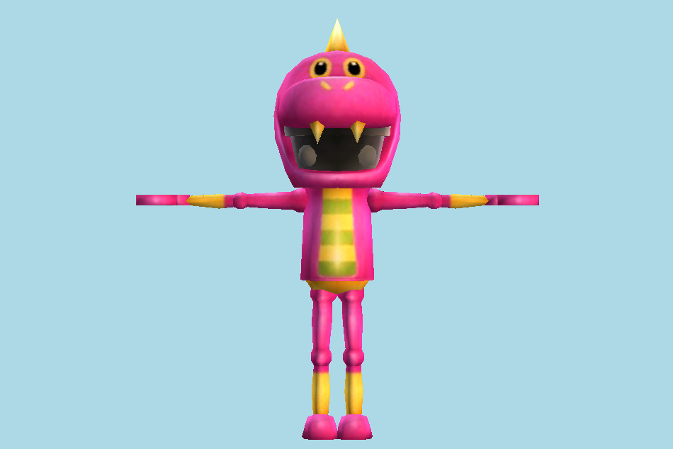 Chibi-Robo! Zip Lash Chibi-Robo Zaurus 3d model