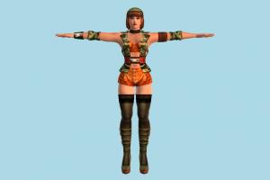 Tekken Anna tekken, woman, girl, lady, female, people, human, character