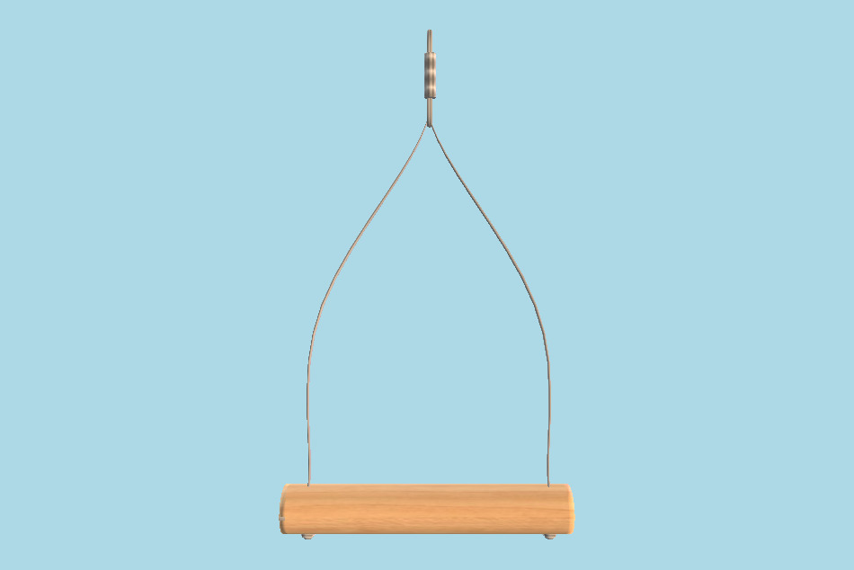 Fancy Bird Perch 3d model