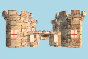 Castle castle, tower, country, dungeon, cave, house, building, build, domicile, structure