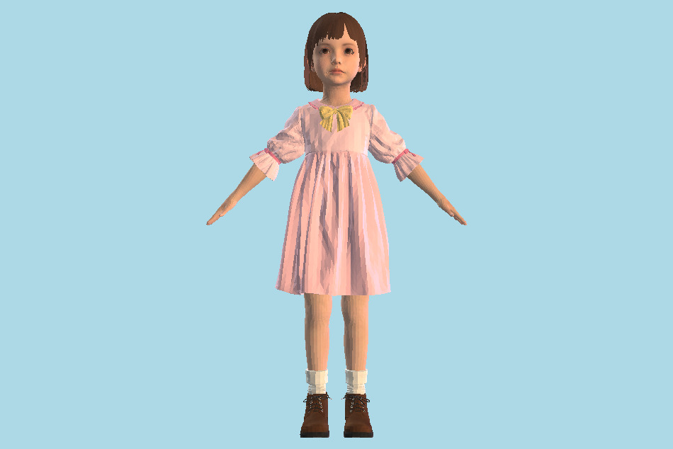 Final Fantasy 7 Remake - FFVII Marlene Wallace Girl 3d model