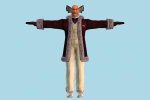 Tekken Heihachi Mishima tekken, aged, man, old, male, people, human, character