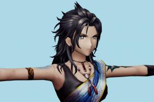 Fang final-fantasy, final, fantasy, female, woman, people, human, xna, characters, rigged