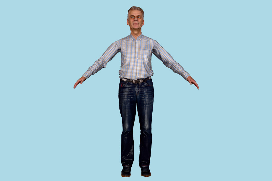 Thomas Casual Man 3d model