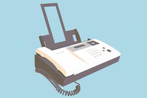 Fax Machine Fax, office, electronic, machine, objects, communication, telephone, phone