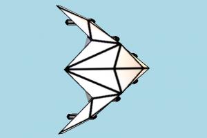 Aircraft aircraft, airplane, plane, craft, air, lowpoly, vessel
