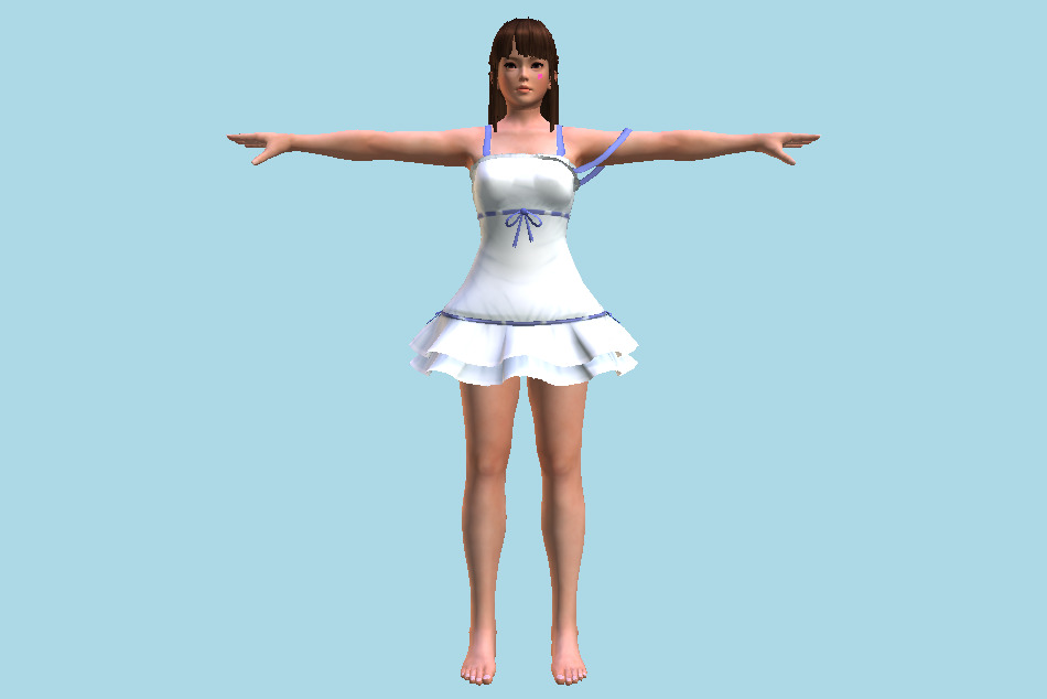 Tsukushi Hentai Girl 3d model