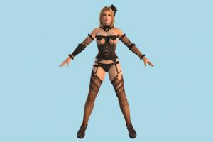 Tina - Burlesque Queen Tina Armstrong, Dead-or-Alive, girl, female, woman, people, human, character