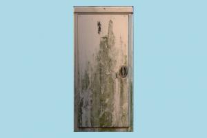 Refrigerator refrigerator, old, door, doors, lowpoly