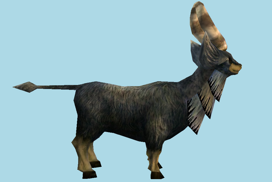 The Legend of Zelda: Twilight Princess Ordon Goat 3d model