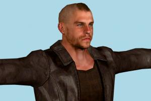 Man DR1, man, male, people, human, character