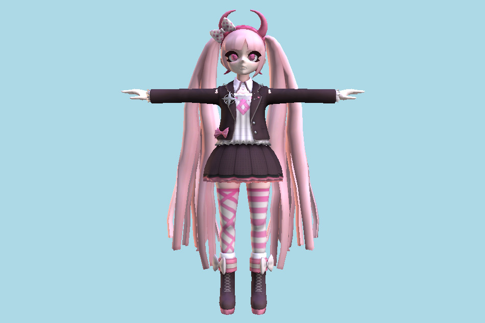 Danganronpa Ultra Despair Girls: Kotoko Utsugi 3d model