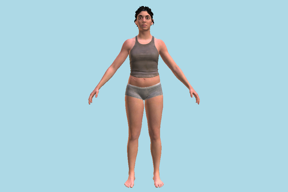 The Last Of Us 2 - TLOU 2 Dina Girl 3d model