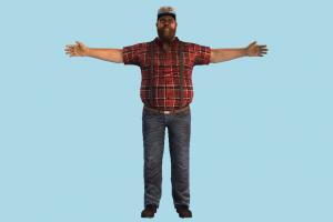 Jimbo Fat Man man, male, fat, people, human, character