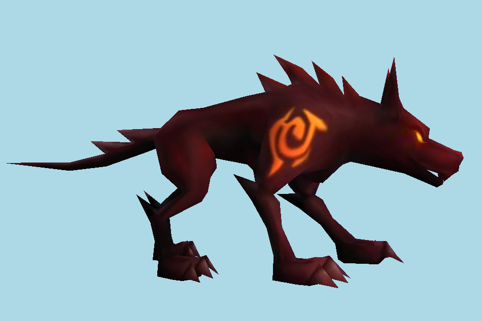 Summoners War Hellhound 3d model