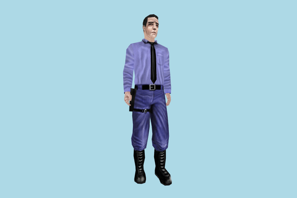 Dead Barney HL MDL 3d model
