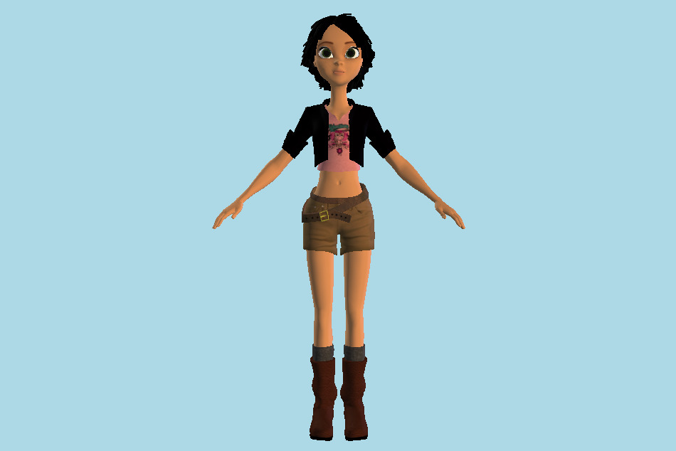11 Second Club Forums Little Red + Tessamesh Rig 3d model