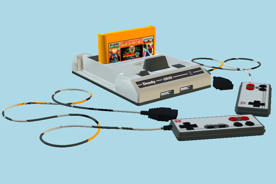 Dendy Junior 3d model