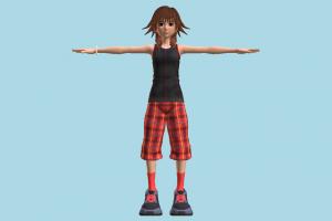 KH3 Olette Kingdom-Hearts, KH, girl, female, woman, people, human, character, cute, hentai