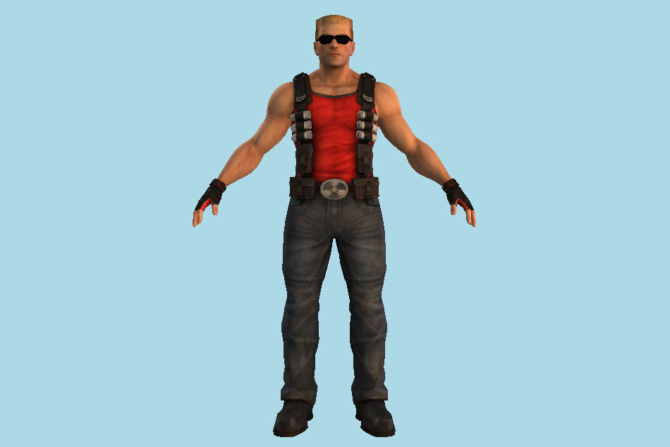 Duke Nukem Man 3d model