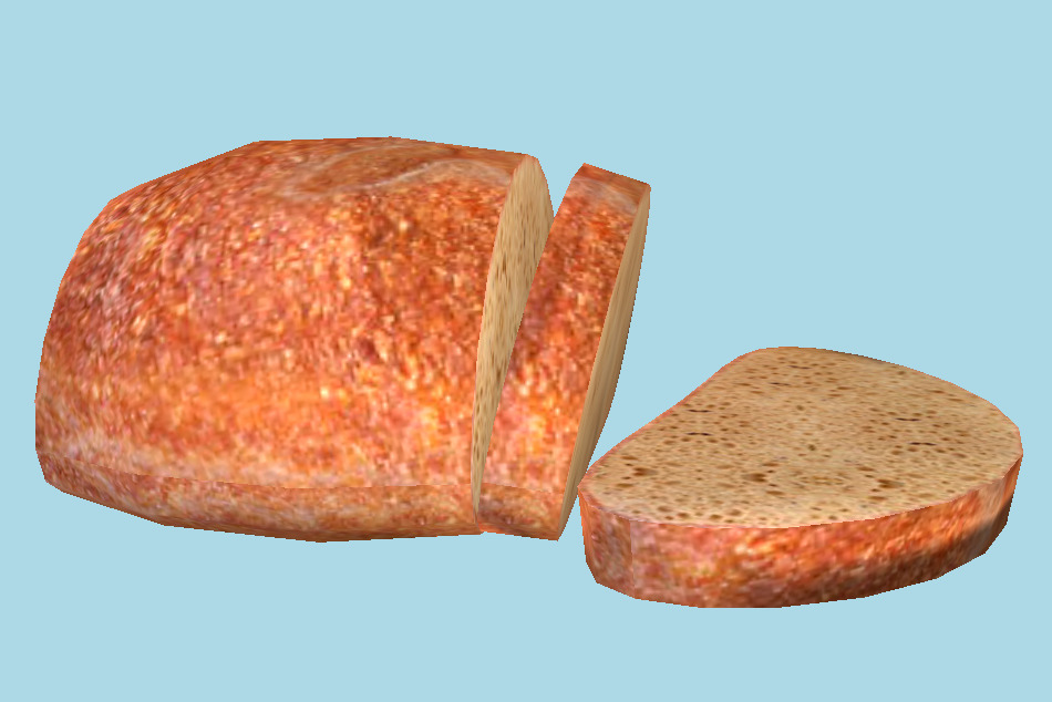 Bread 3d model