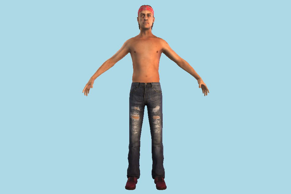 Fireburst - Izzy Street Boy 3d model