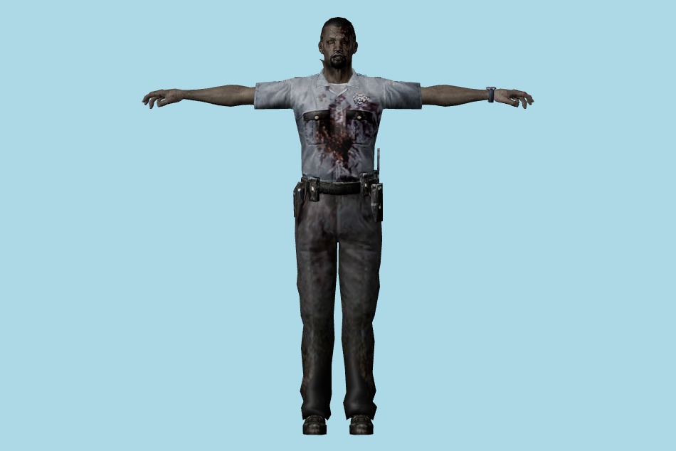 Resident Evil: Chronicles - Raccoon Zombies Pack 3d model
