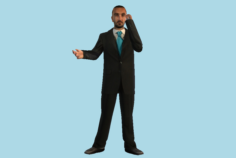 Business Man 3d model