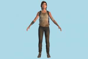TLOU2 Ellie tlou2, ellie, the_last_of_us, tlou, girl, female, woman, lady, people, human, character, teen, teenager, cute