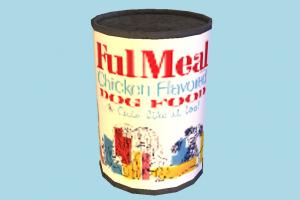 Canned Food canned-food, dog-food, canned, can, food, foods, lowpoly