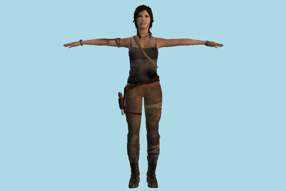 Lara Croft 3d model