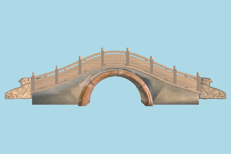 Moon Bridge 3d model