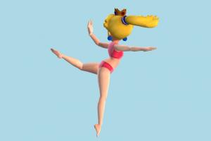 Peach Girl ballet, dance, girl, female, woman, lady, people, human, character, cartoon-character, cartoon
