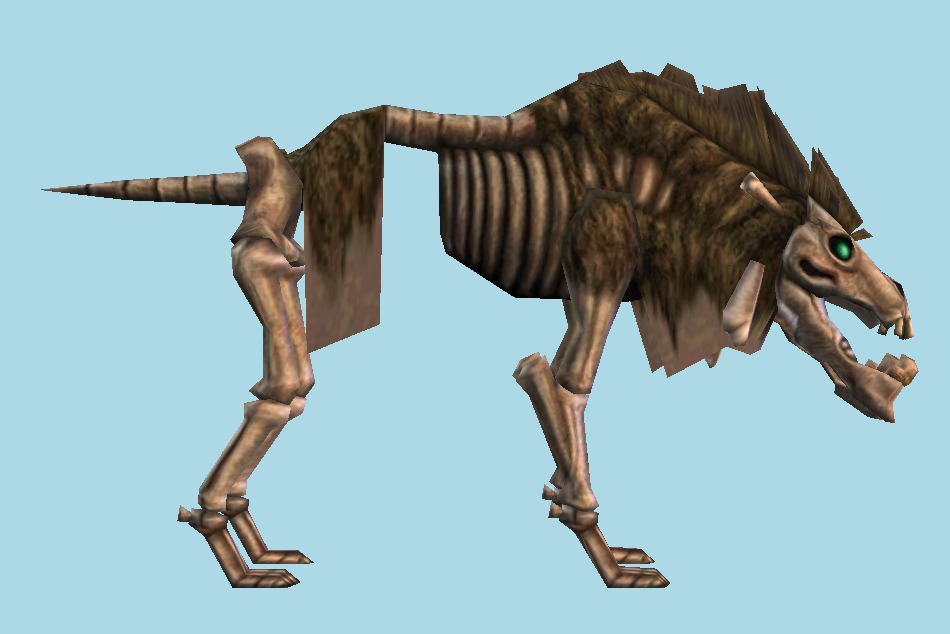 Zelda Capital Stalhound Zombie Dog 3d model