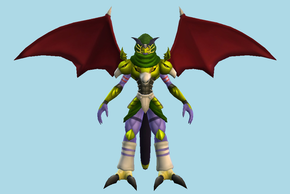 Digimon Masters Murmukusmon 3d model