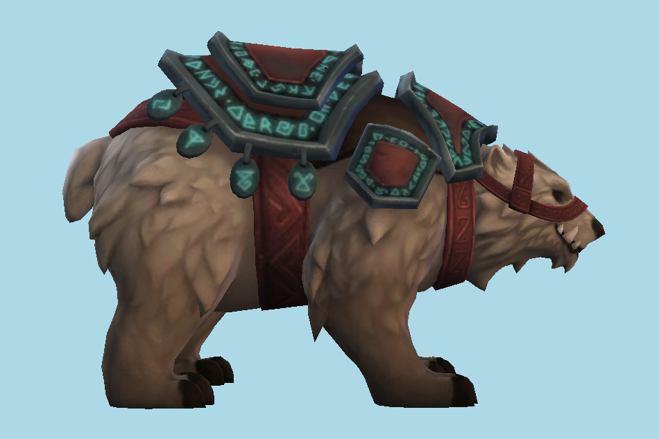 Mount Polar Bear 3d model