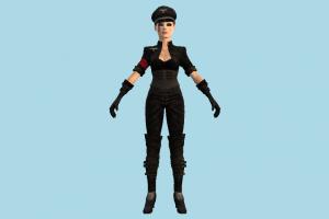 Nazi Soldier army-woman, officer, commandos, soldier, army, woman, female, people, human, character