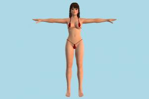 Hentai Girl girl, hentai, bikini, , female, cartoon, anime, toony, animy, woman, people, human, character