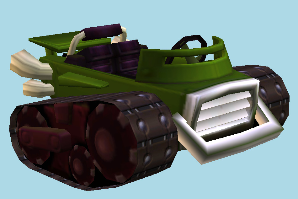 CTR Crash Tag Team Racing Car 3d model