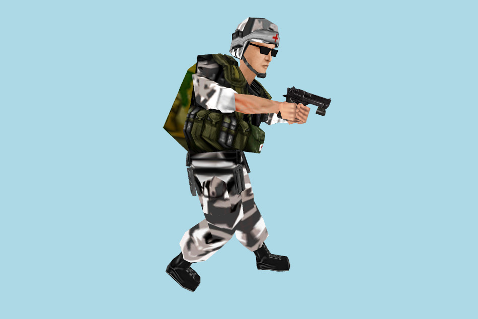 Hgrunt Medic HL MDL 3d model