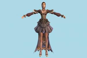 Noble Lady woman, lady, girl, female, people, human, character, fantasy