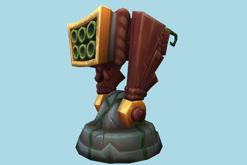 Dungeon Defenders II Huntress`s Towers 3d model