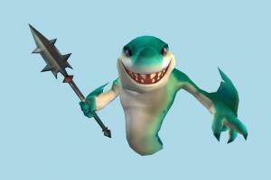 Summoners Wind summoners, cartoon-character, cartoon, character, shark
