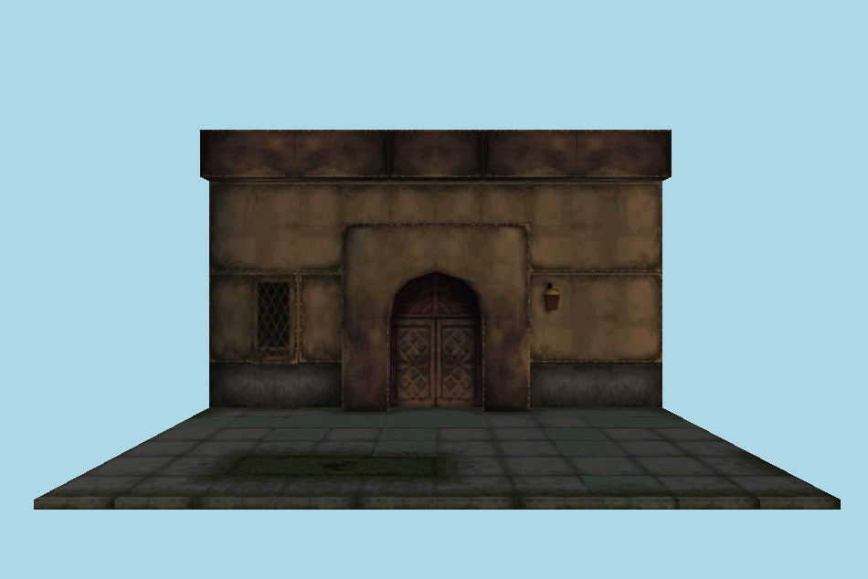 Building Front 3d model