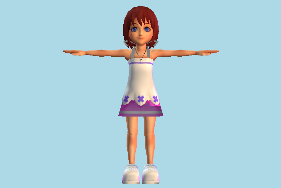 Kingdom Hearts Kairi Child 3d model