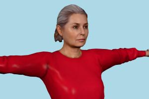 Alexandra Woman Casual, female, lady, woman, girl, people, human, character, renderpeople