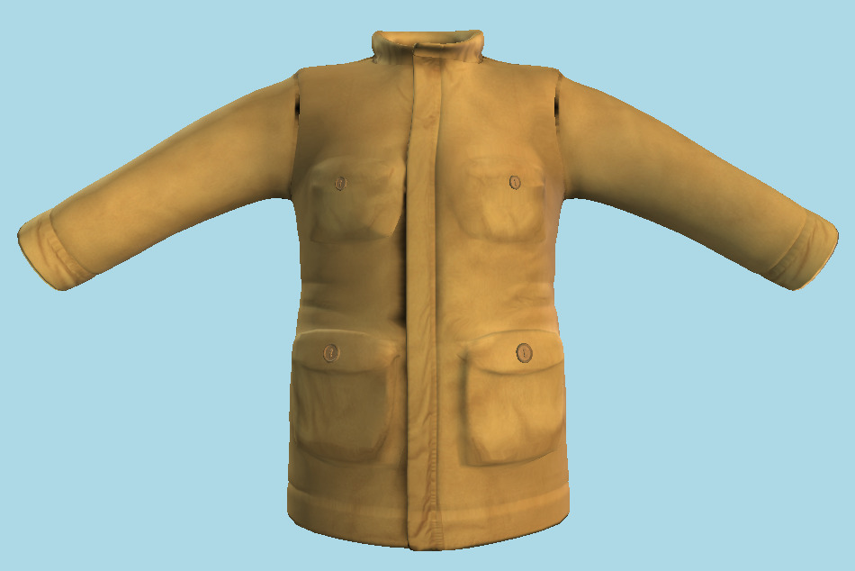 Coat 3d model